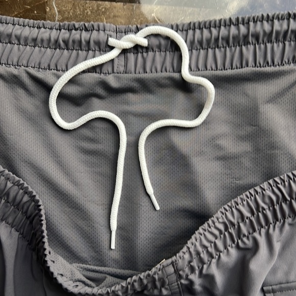 DULUTH TRADING light weight elastic waist nylon/spandex lined Shorts Green 3XL - Picture 5 of 7